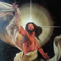 Cristo resucitado. Obra original.