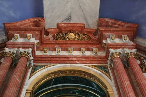 Retablo de la Virgen del Rosario. Iglesia de Sto Domingo. Málaga