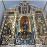 Retablo de  Nuestra Señora del Rosario. Canillas de Aceituno. Vélez Málaga