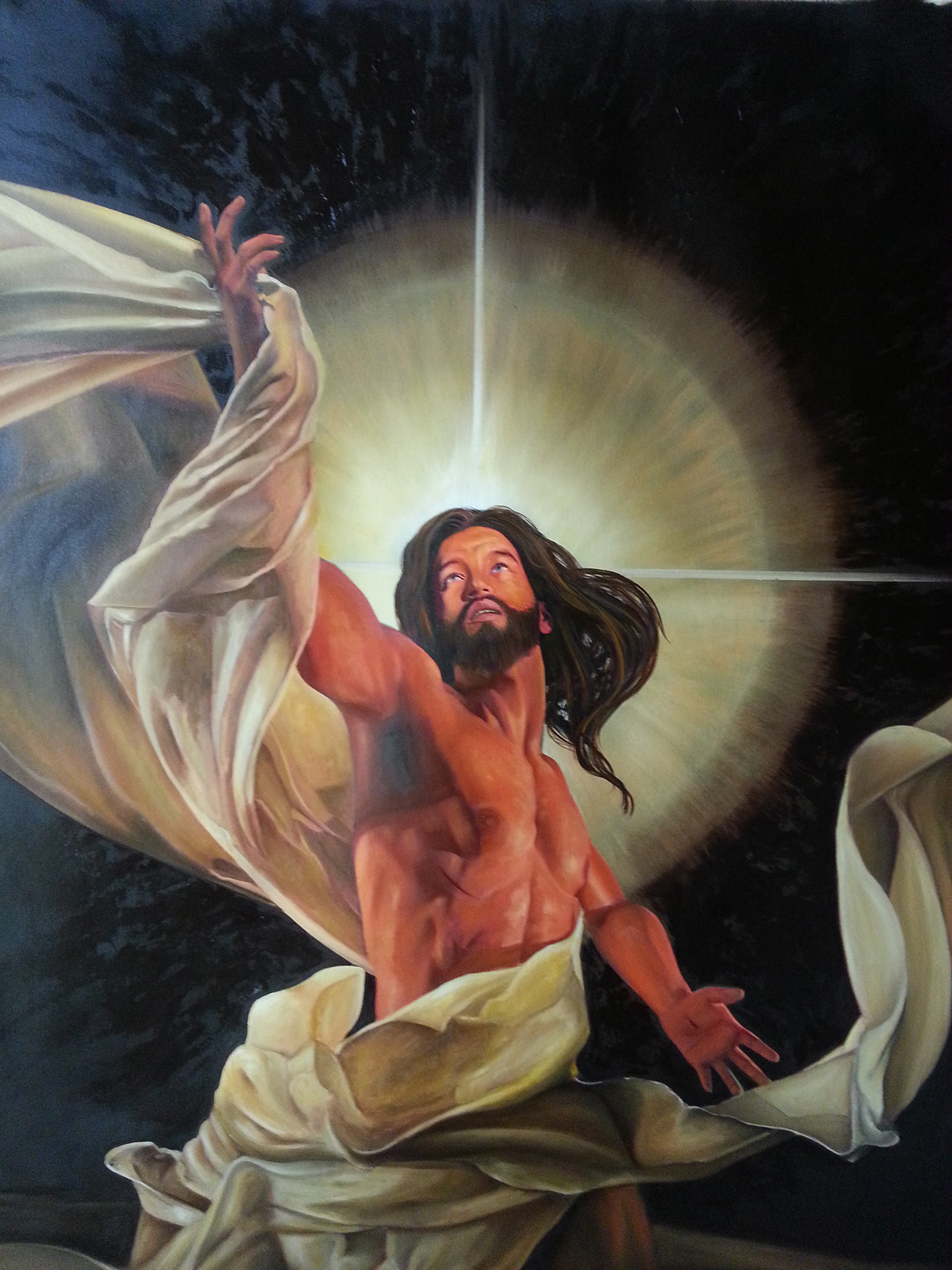 Cristo resucitado. Obra original.